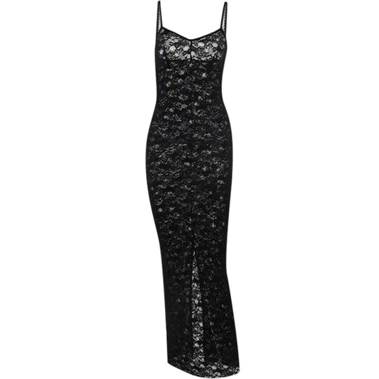 Suspended Lace Patchwork Perspective Dress for Women